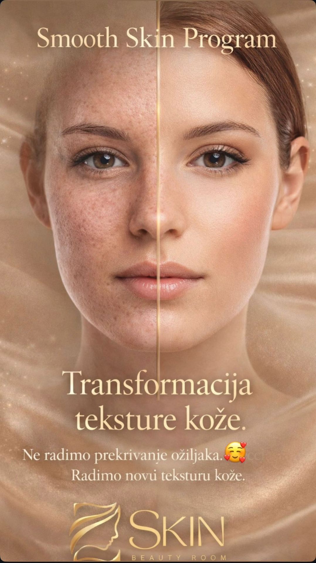 Skin Smooth Program — transformacija teksture kože